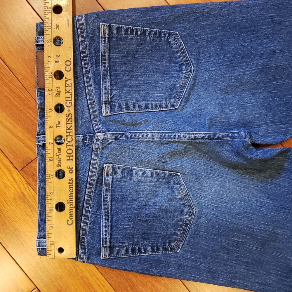 8 x 32 Calvin Klein CK Slim Bootcut Blue Denim Jeans - Picture 7 of 11
